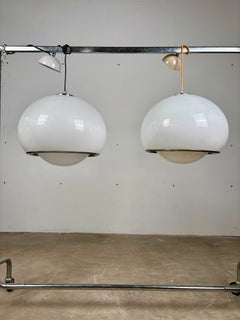 Pair of “Bud Grande” Pendant Lamps by Harvey Guzzini, 1960s