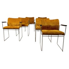Set of six Giano chairs by Kazuhide Takahama for Cassina, 1960s, Italy