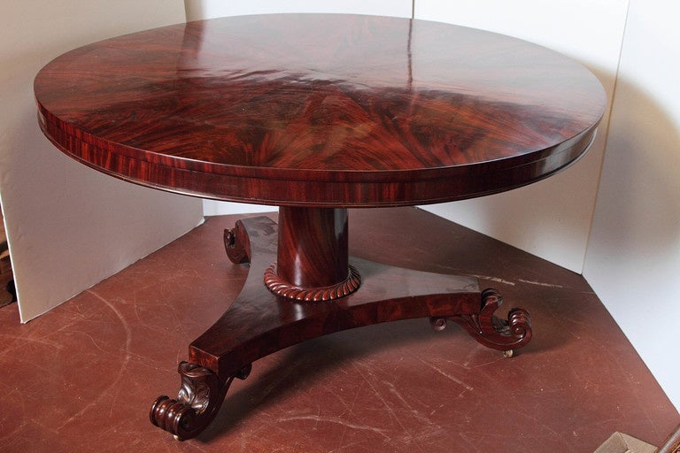 Other William IV Mahogany Round Center Table