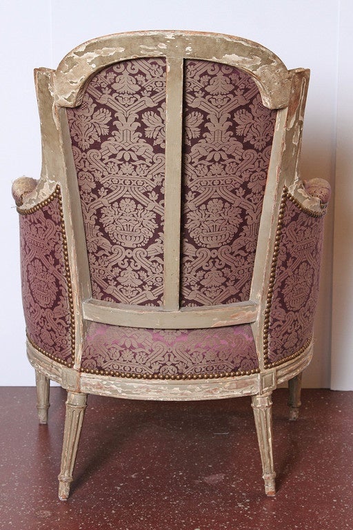 19th Century Louis XVI Style Armchair In Good Condition In Dallas, TX