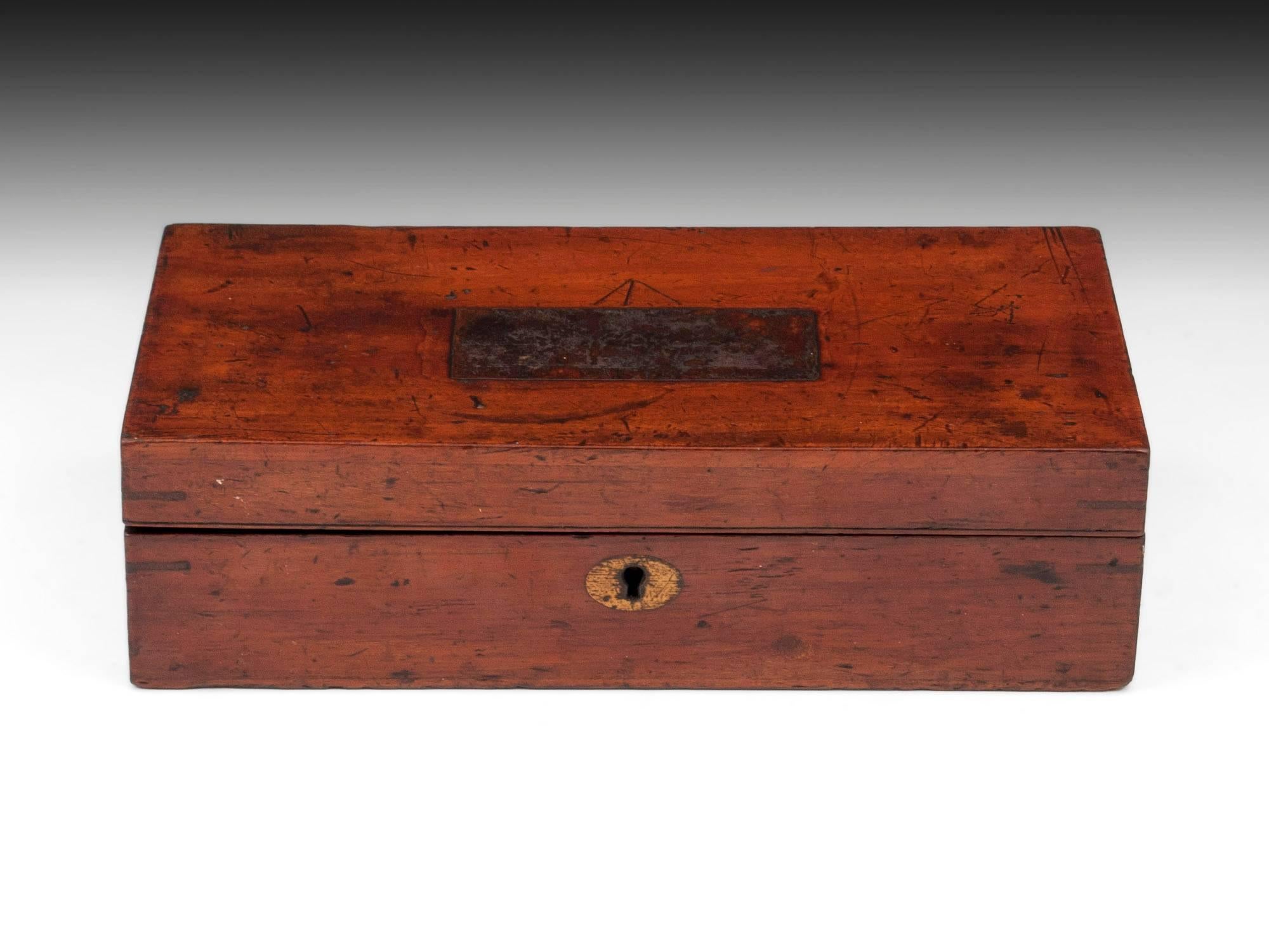 Antique Arnold & Sons stomach pump and Enema set housed in a mahogany box with a padded lined lid to hold the components secure during transit. 

The pump has a main embossed label which reads: 
Arnold & Sons 31, West Smithfield, 1.2.3. Ciltspur