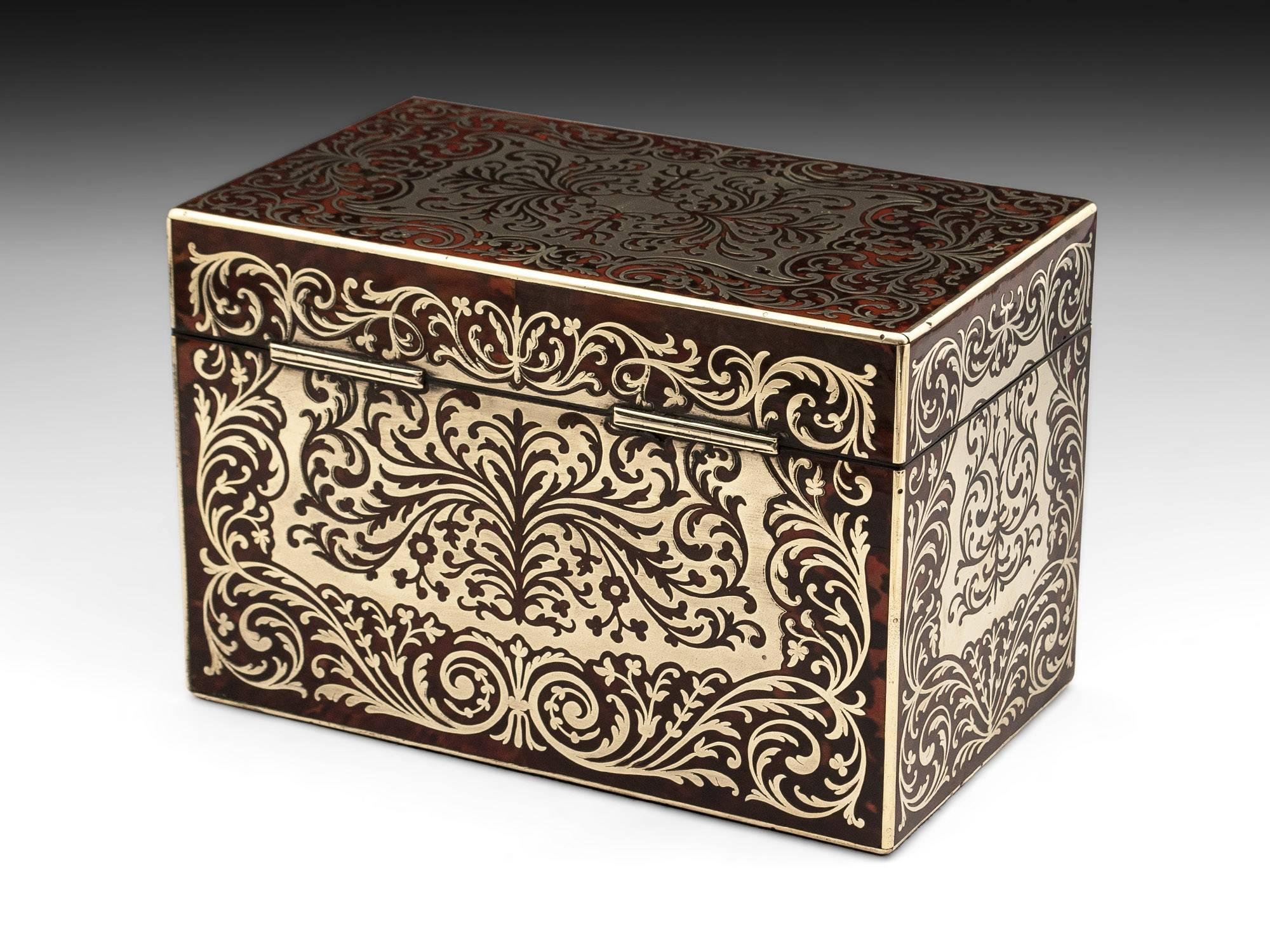 British Red Tortoiseshell Boulle Stationery Box & Photo  Frame by Hallstaff & Hannaford