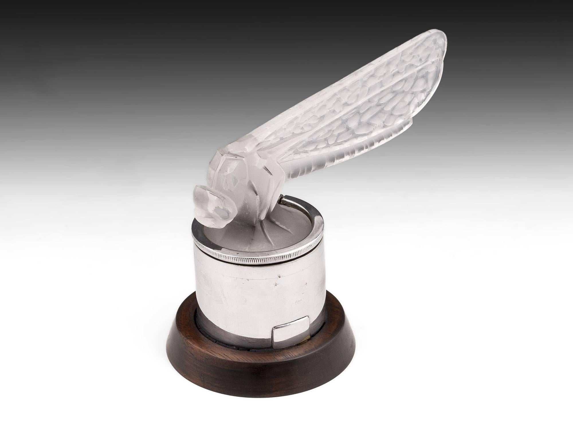 Art Deco Rene Lalique Petite Libellule Small Dragonfly Car Mascot