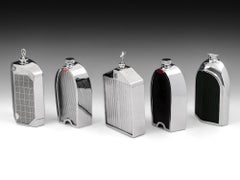 Car Radiator Grill Decanters Bentley Bugatti Mercedes Rolls Royce, 20th Century