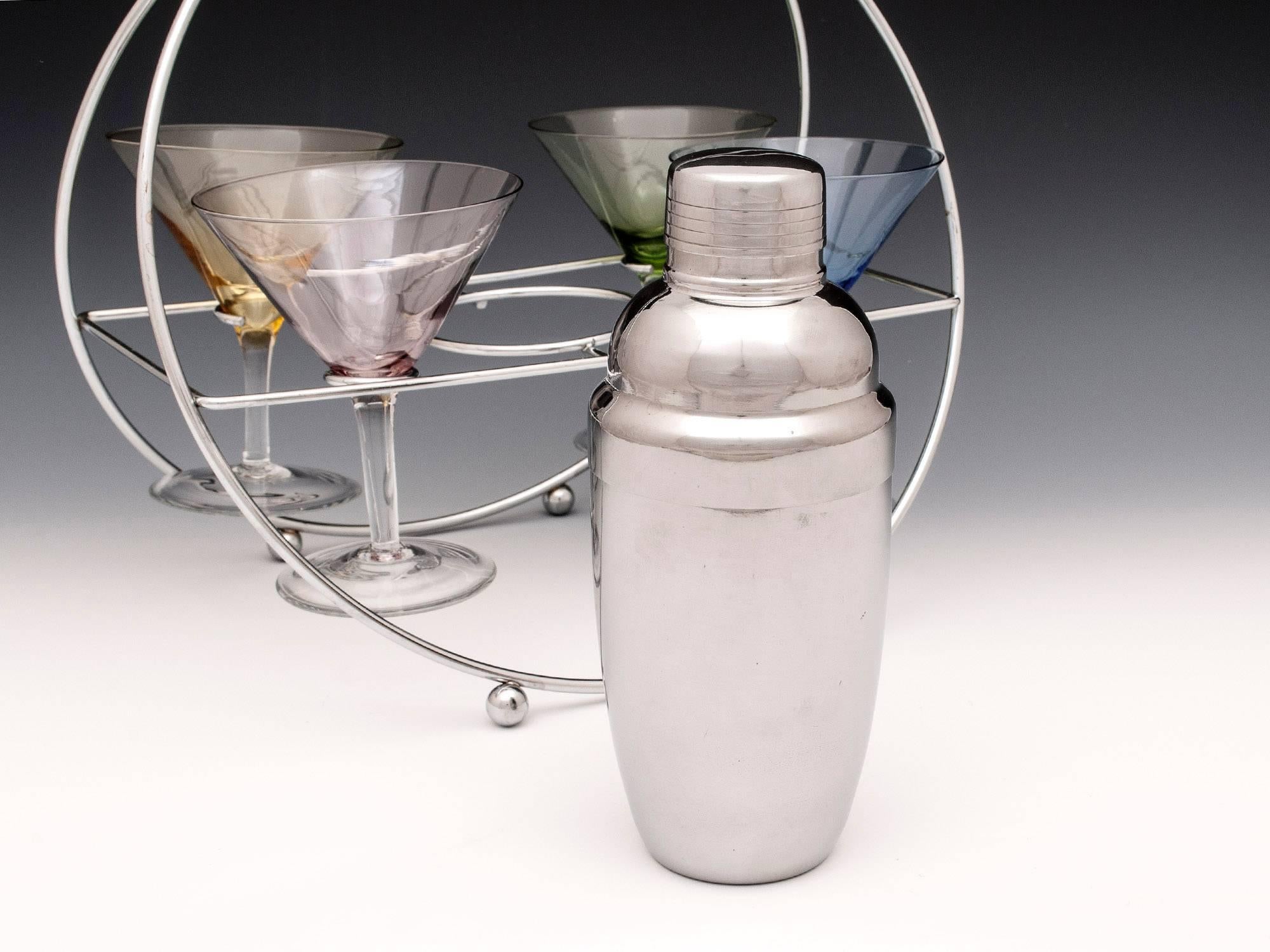Glass Vintage Cocktail Set