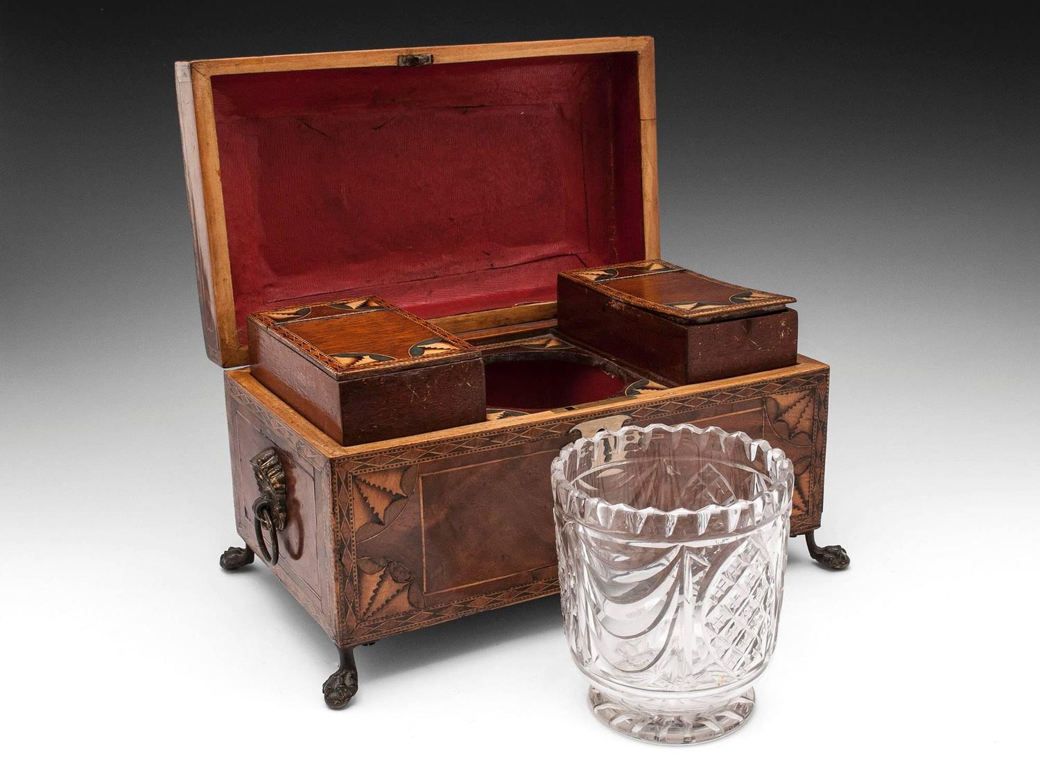 Antique Tea Chest For Sale at 1stdibs