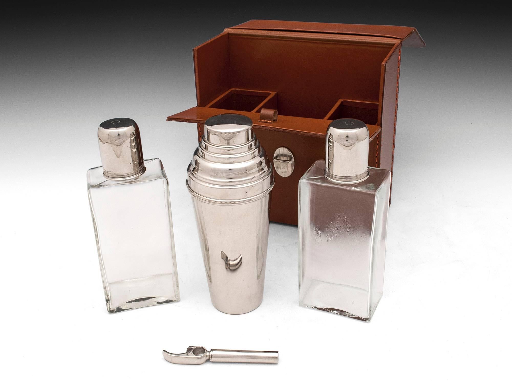 20th Century Vintage Travelling Cocktail Case