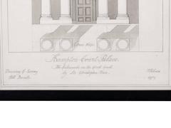 Framed Architectural Drawing
