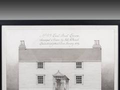 Architectural Survey Drawing with frame.
