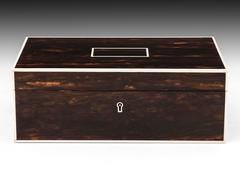 Art Deco Coromandel Cigar Box by Callows of Mayfair