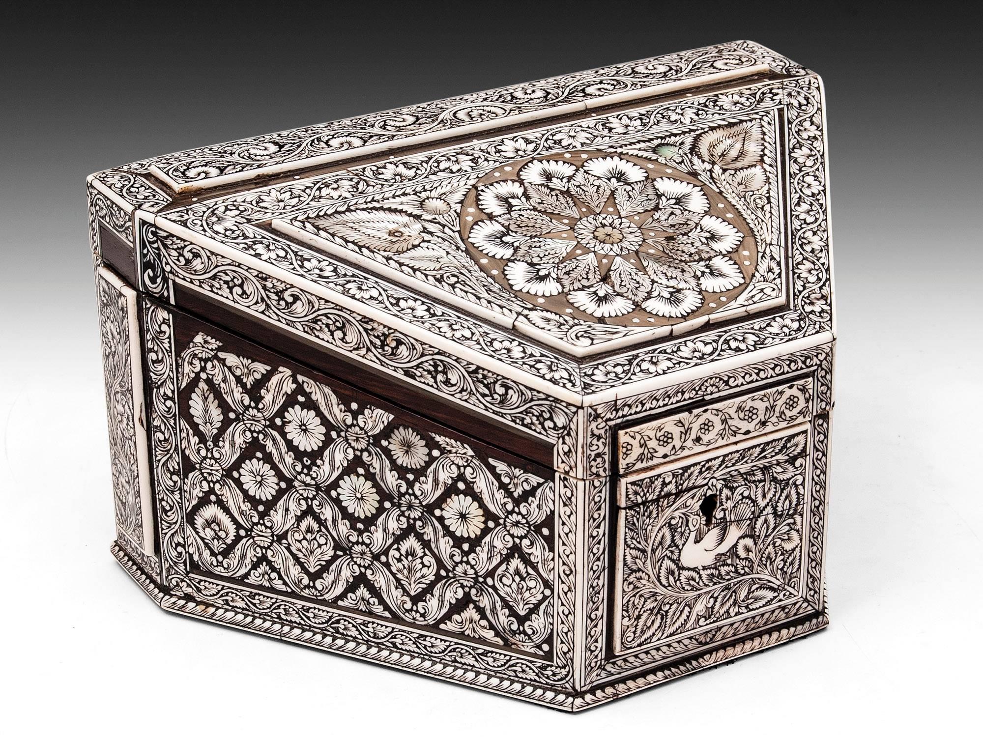 19th Century Anglo-Indian Stationery Box