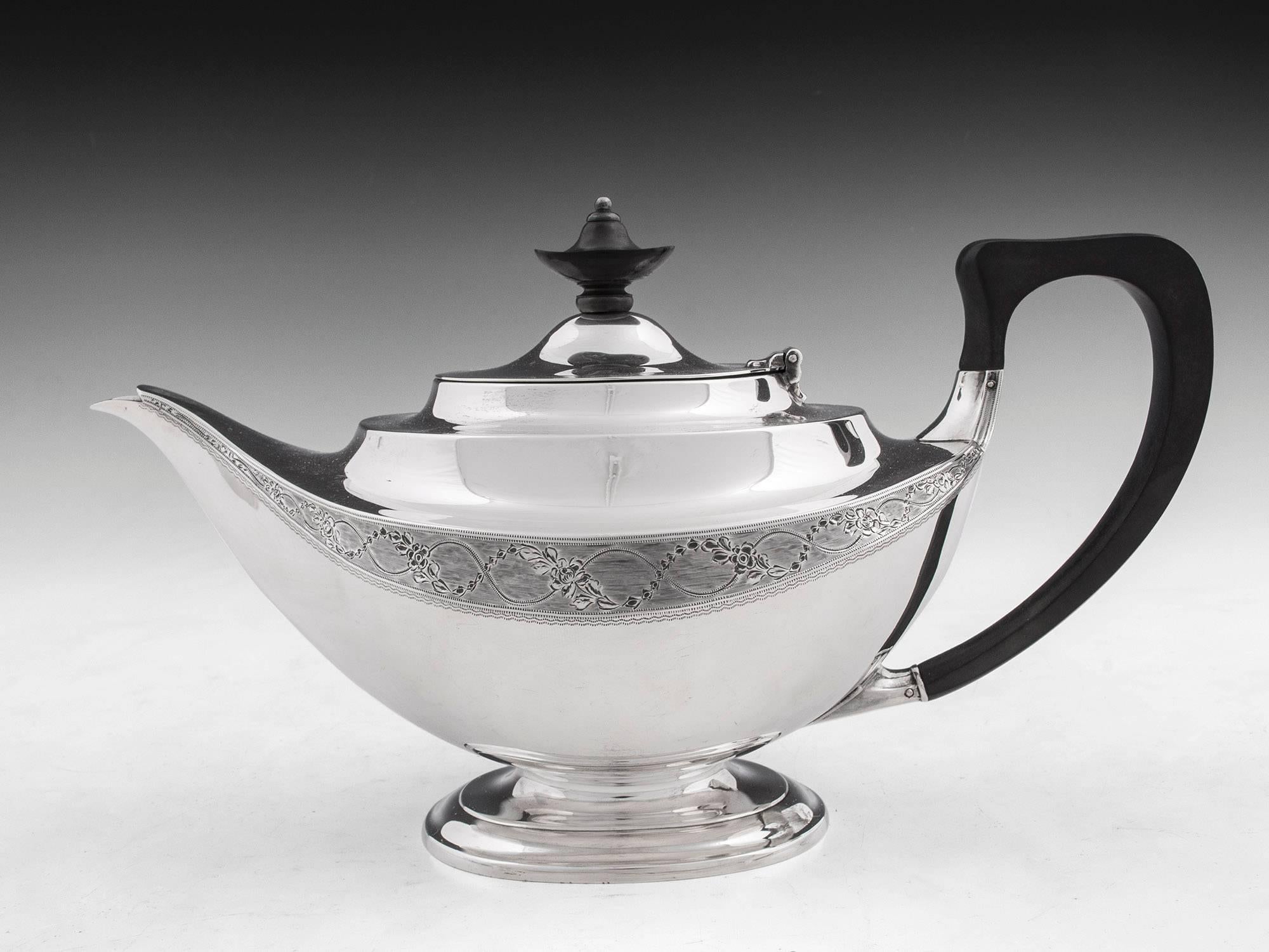 20th Century Silver Tea Set
