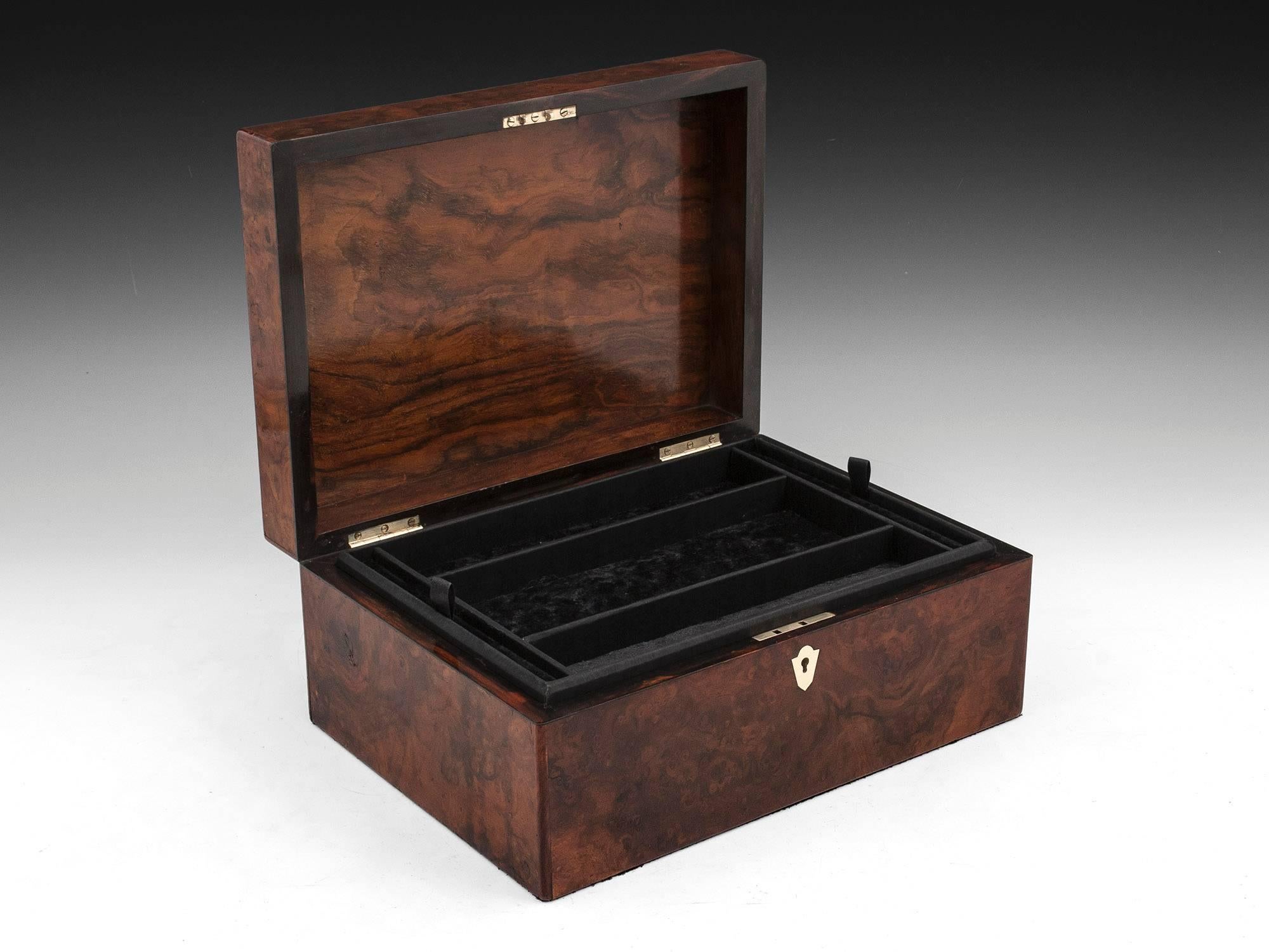 19th Century Parkins & Gotto Jewelry Box