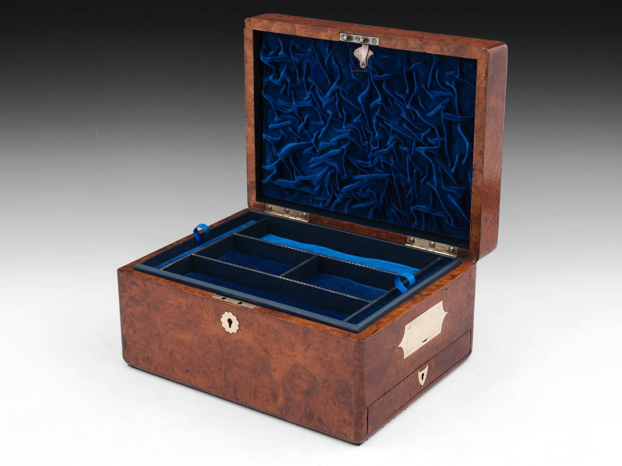 Amboyna Jewellery Box 1