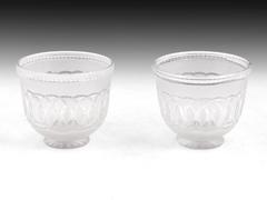 Pair of Regency Tea Caddy Bowls