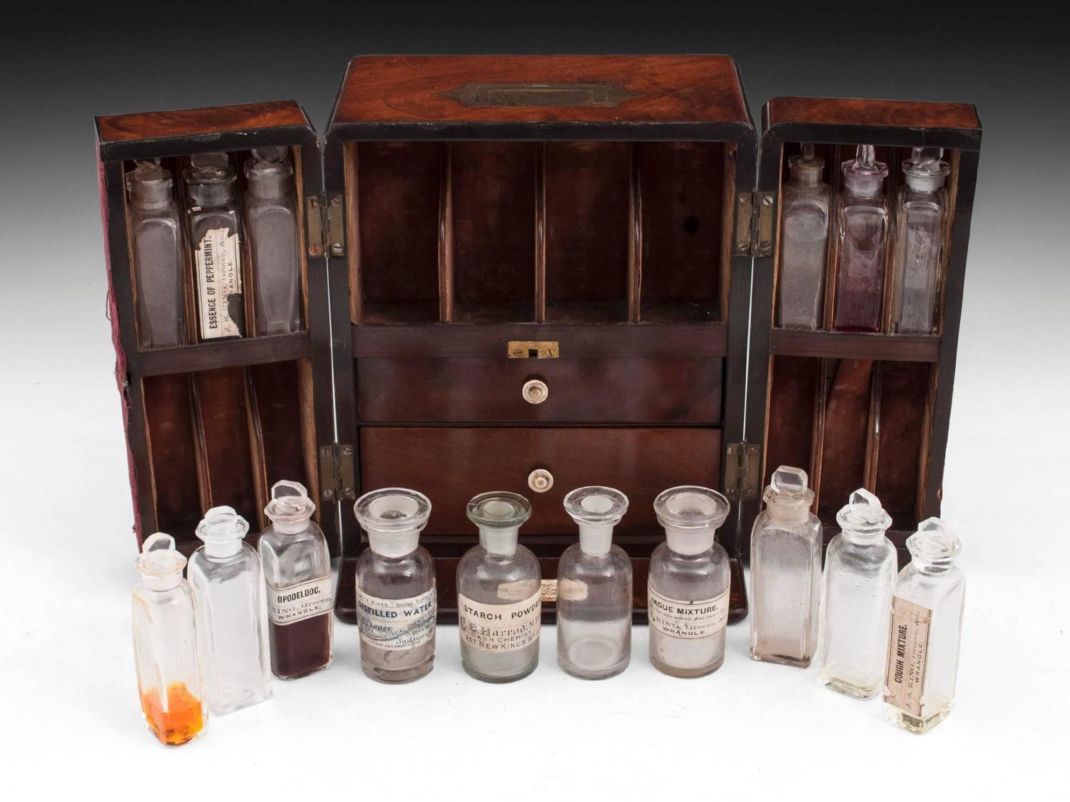 Antique Apothecary Box For Sale at 1stdibs