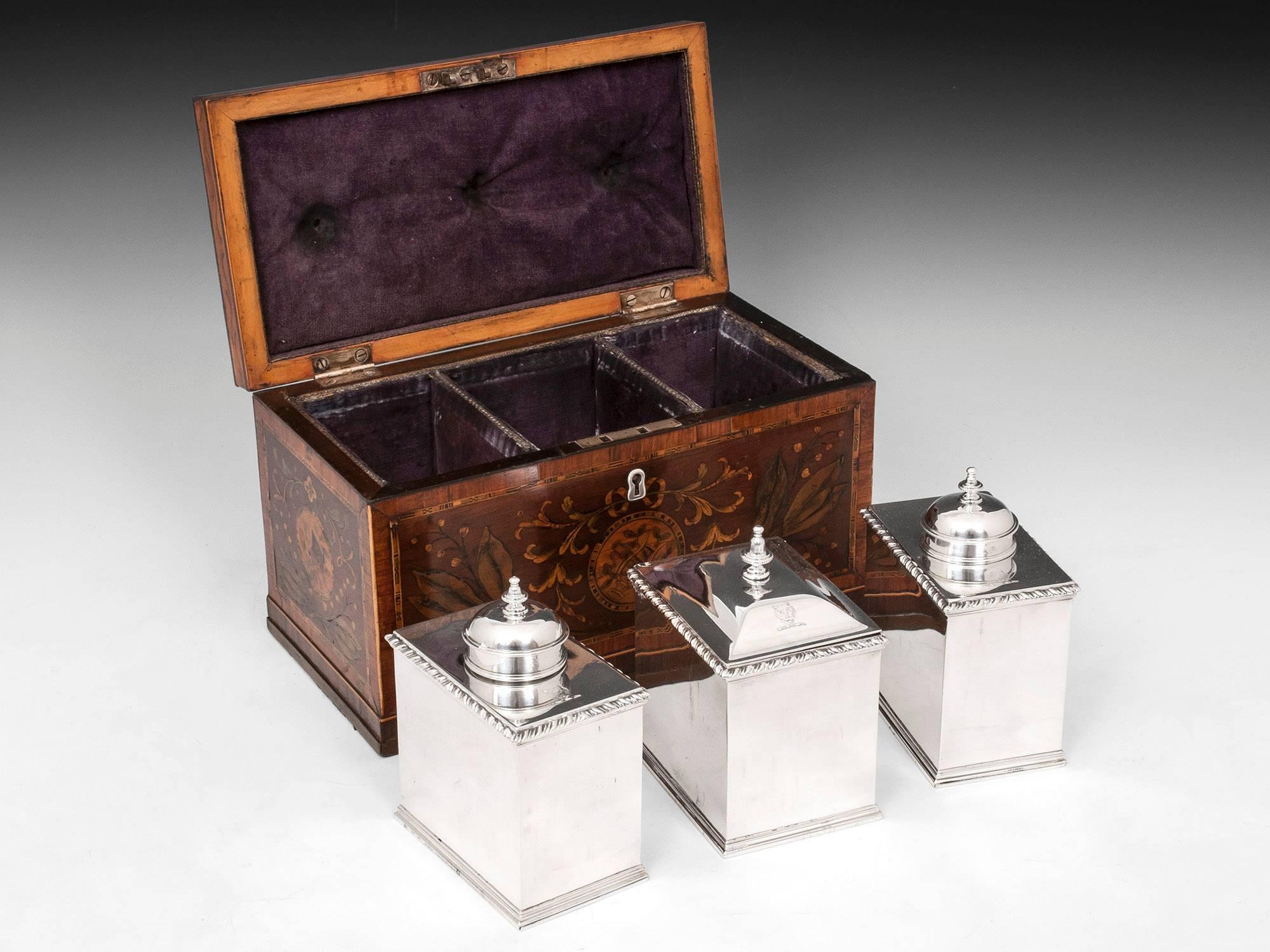 antique tea caddies