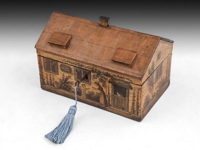 Cottage Sewing Box For Sale at 1stdibs