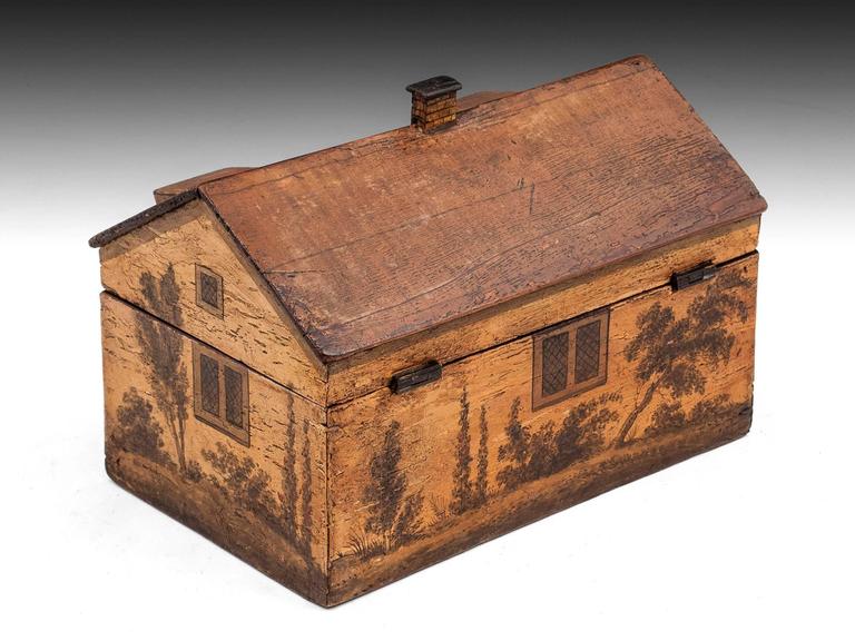 Cottage Sewing Box For Sale at 1stdibs