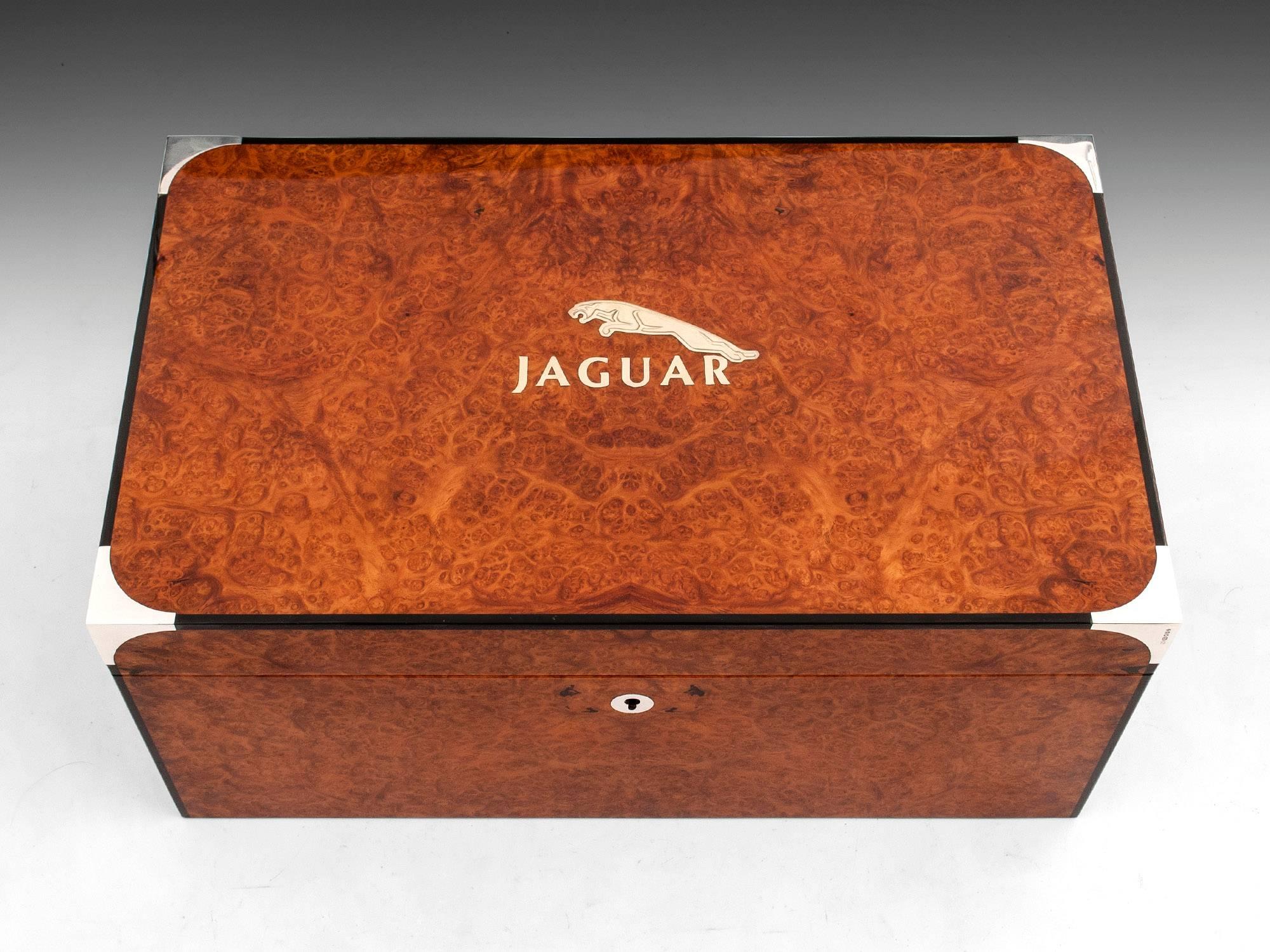 British Jaguar Cigar Box