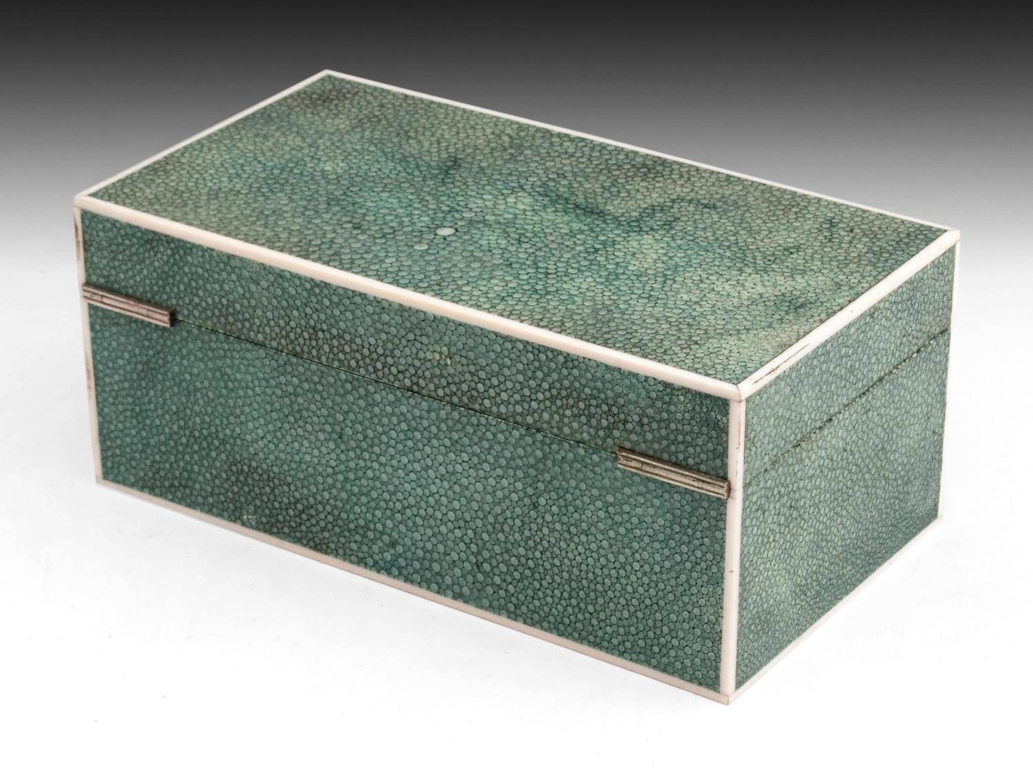Shagreen Card Box For Sale at 1stdibs