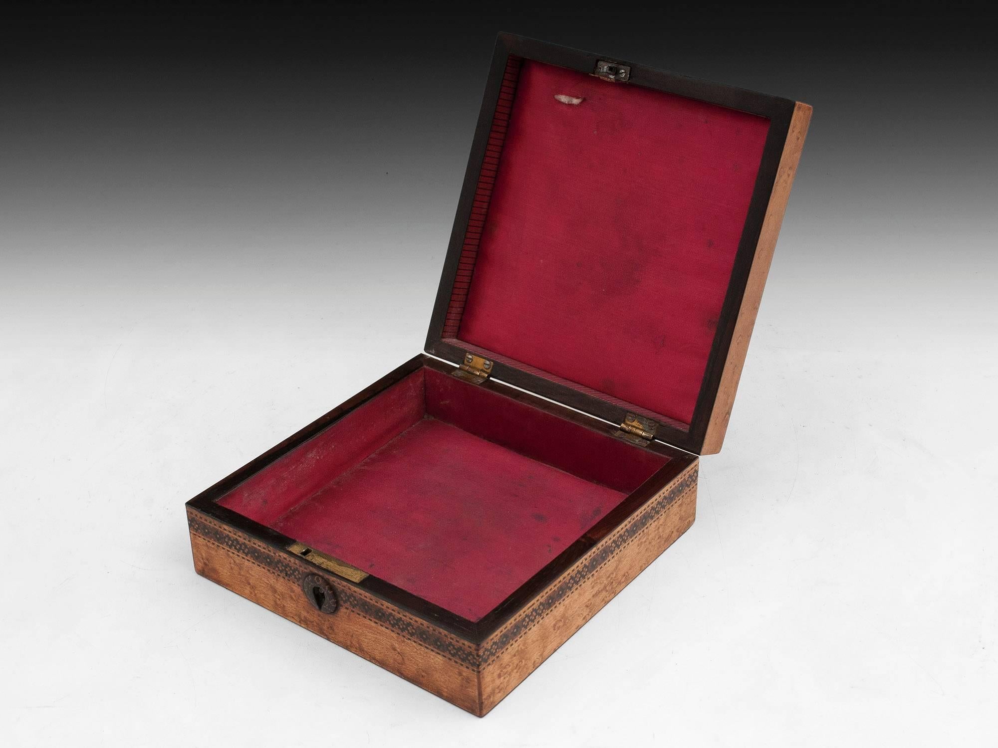 19th Century Tunbridge Ware Box