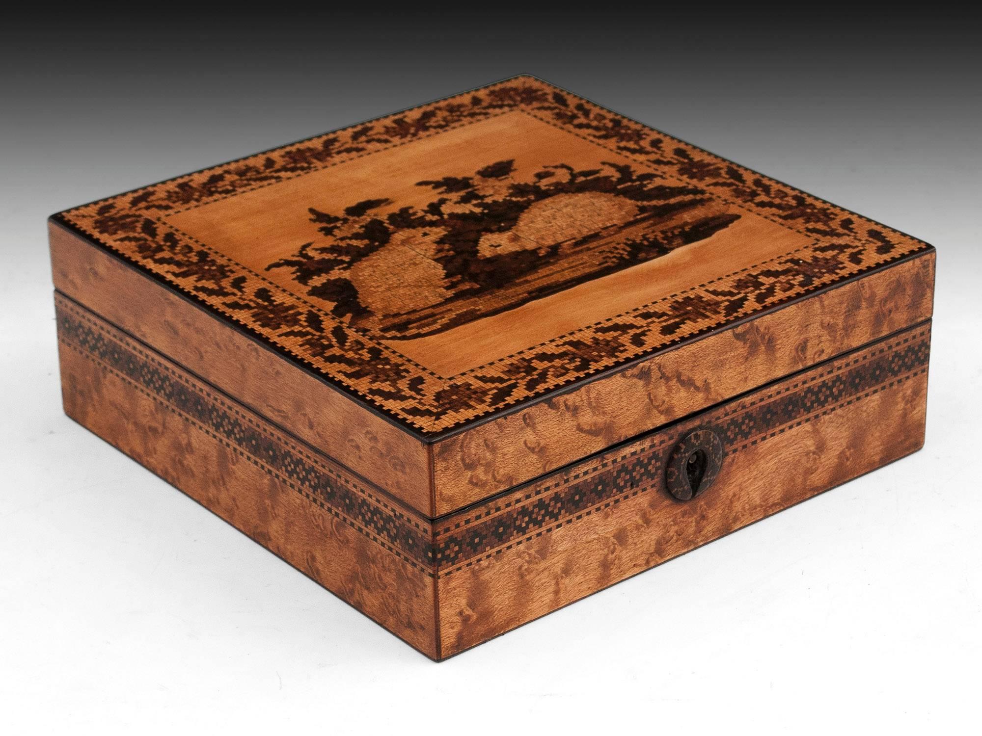 British Tunbridge Ware Box