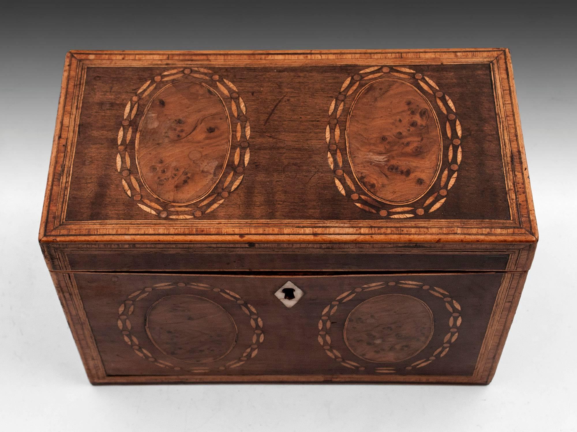 18th Century and Earlier Antique Tea Caddy