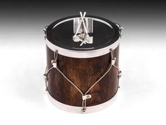 Military Drum Biscuit Barrel