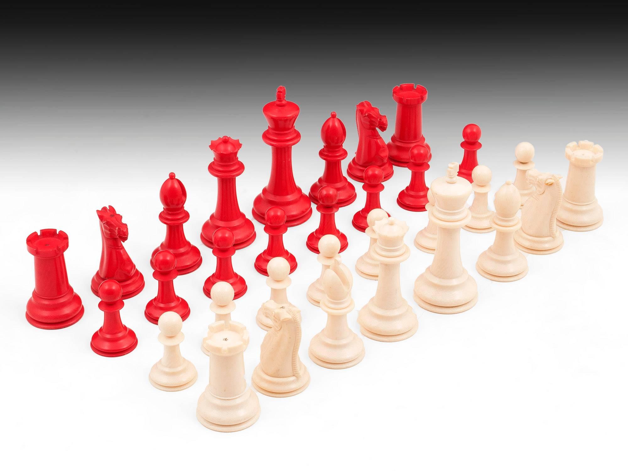 Large Jacques Staunton Chess Set 3