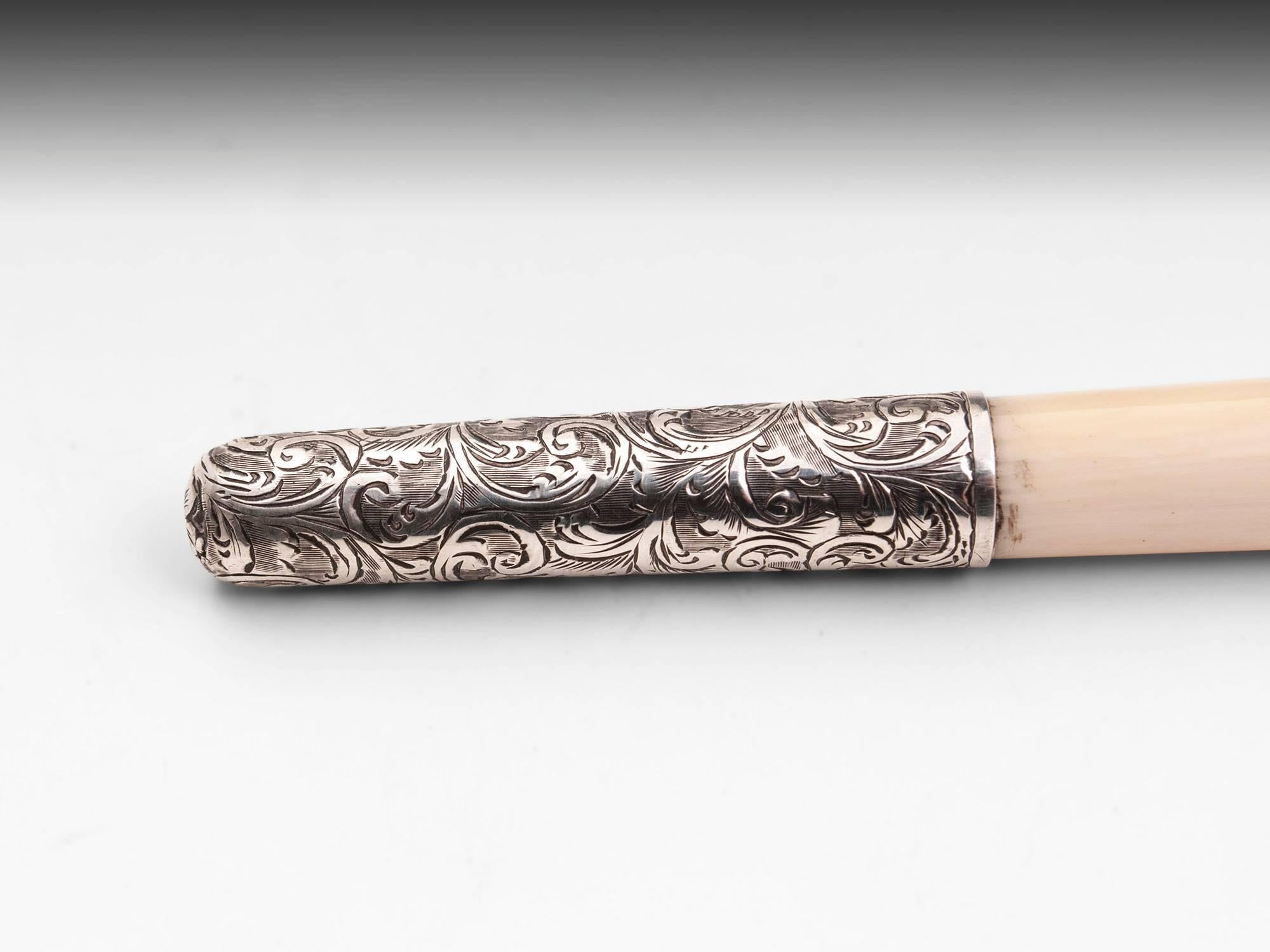 Ivory Conductors Baton In Excellent Condition In Northampton, United Kingdom
