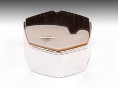 Contemporary Silver "Face Box" by James Dougall