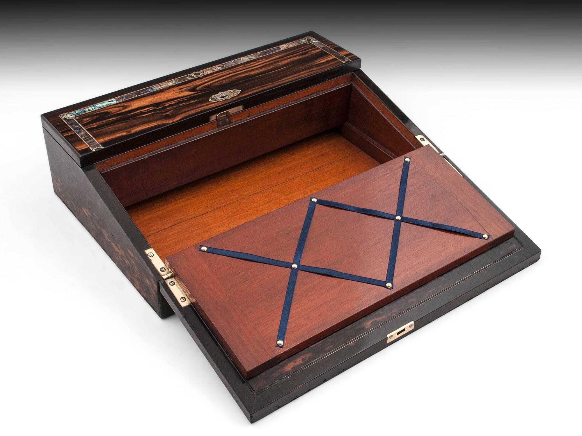 19th Century Coromandel Writing Box