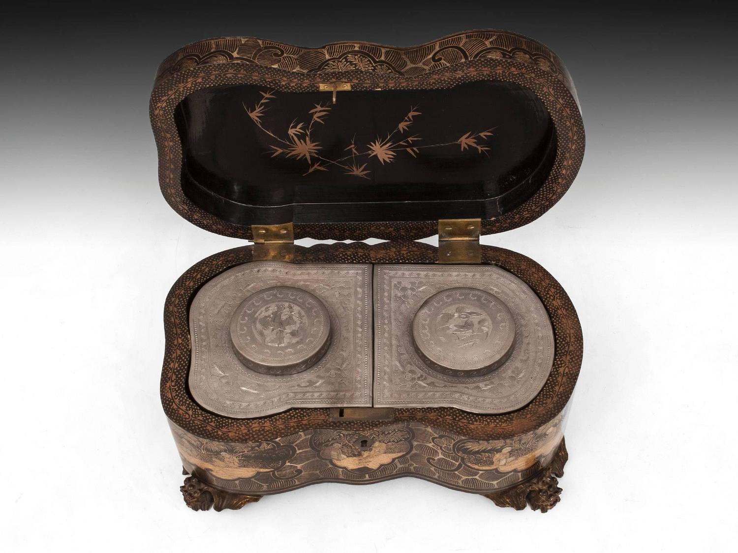 Antique Chinese Tea Chest For Sale at 1stdibs