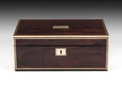 Antique Rosewood Writing Box