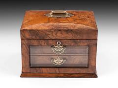Antique Sewing or Jewellery Box