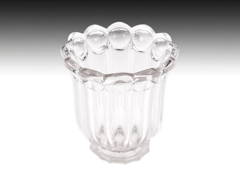 Victorian Glass Caddy Mixing Bowl For Sale at 1stDibs
