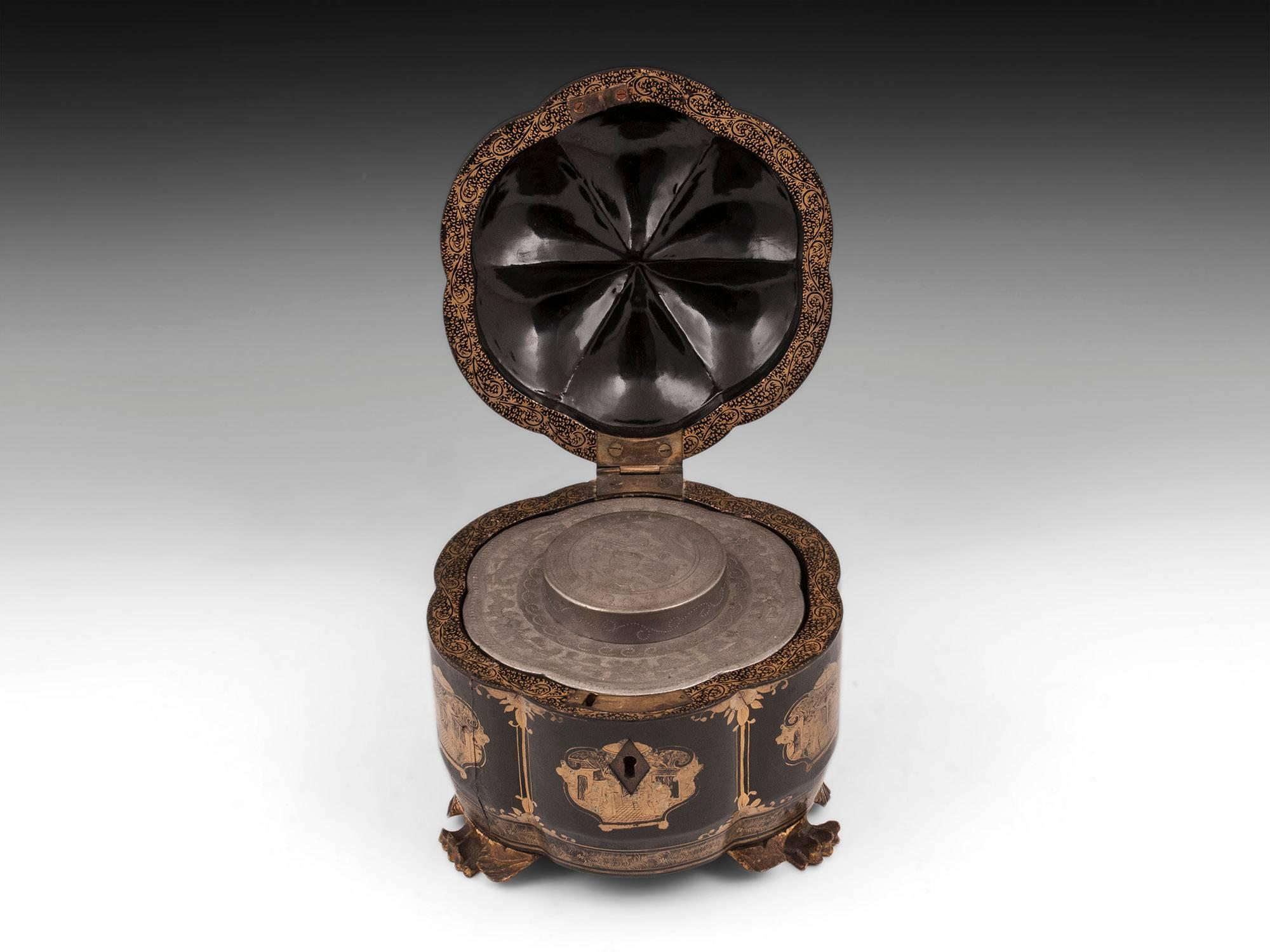 chinese tea caddy antique