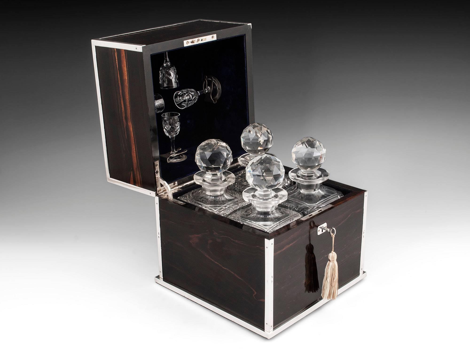 Betjemann & Sons Silver Decanter Box 3