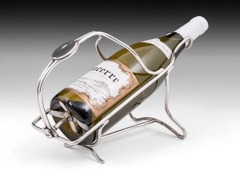 Christofle Art Deco Silverplate Wine Pourer For Sale at 1stdibs