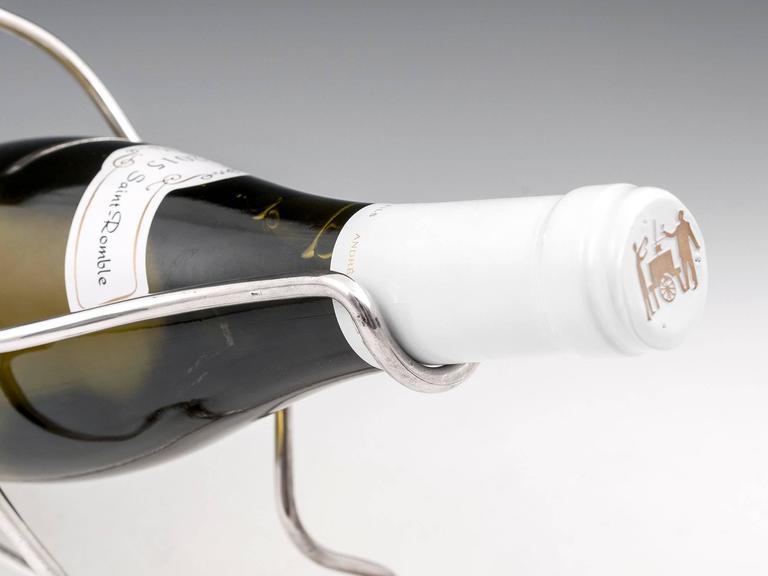 Christofle Art Deco Silverplate Wine Pourer For Sale at 1stdibs