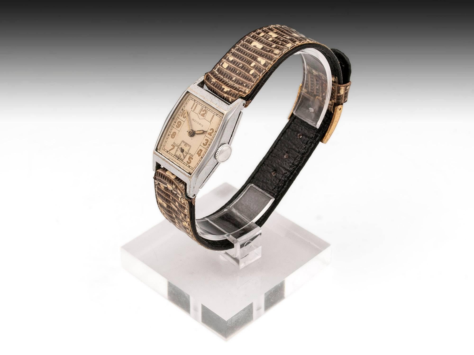 Great Britain (UK) Art Deco Novoris Wristwatch For Sale