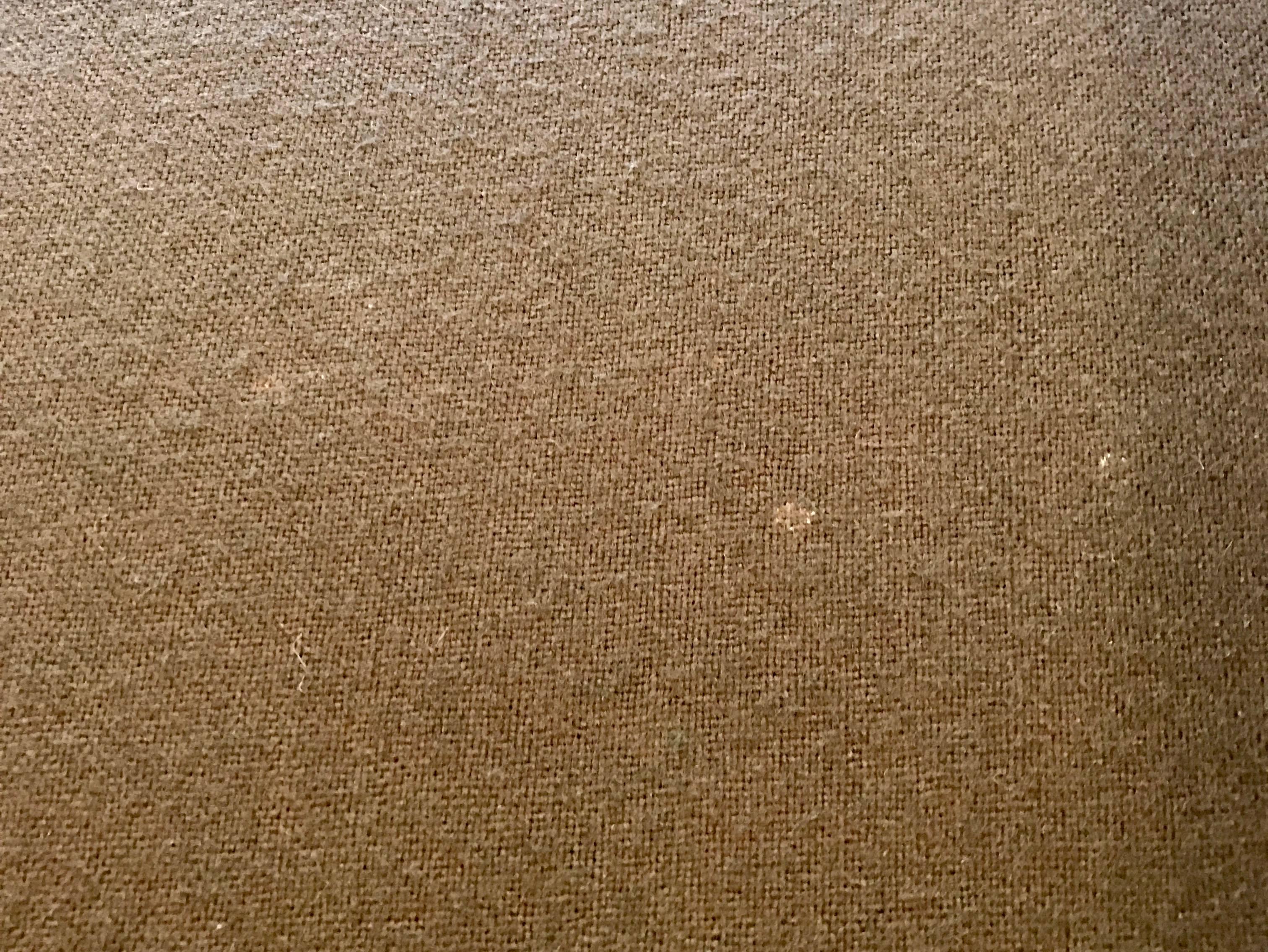 Florence Knoll Sofa with Stainless Steel Frame and Charcoal Knoll Fabric, 1960s In Good Condition In Bedford Hills, NY