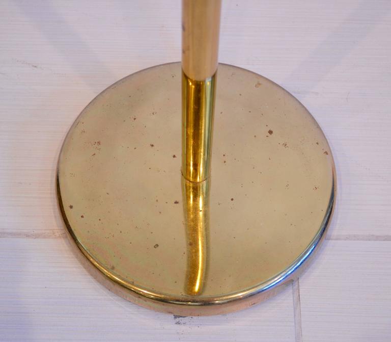 Mid Century Modern Walter Von Nessen Swing Arm Brass Floor Lamp, 1960's ...