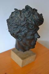 "Heroic Head" Sculpture by Edward Melcarth, 1968
