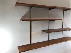 Walnut Mid-Century Modern George Nelson Shelf Wall Unit