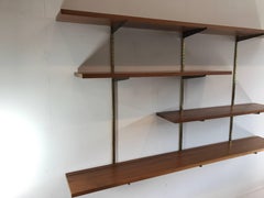 Mid-Century Modern George Nelson Walnut Shelf Wall Unit