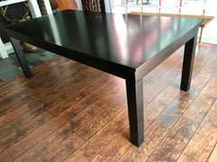 Rare Black Lacquered Rectangular Dining Table by Roy McMakin, 1990's