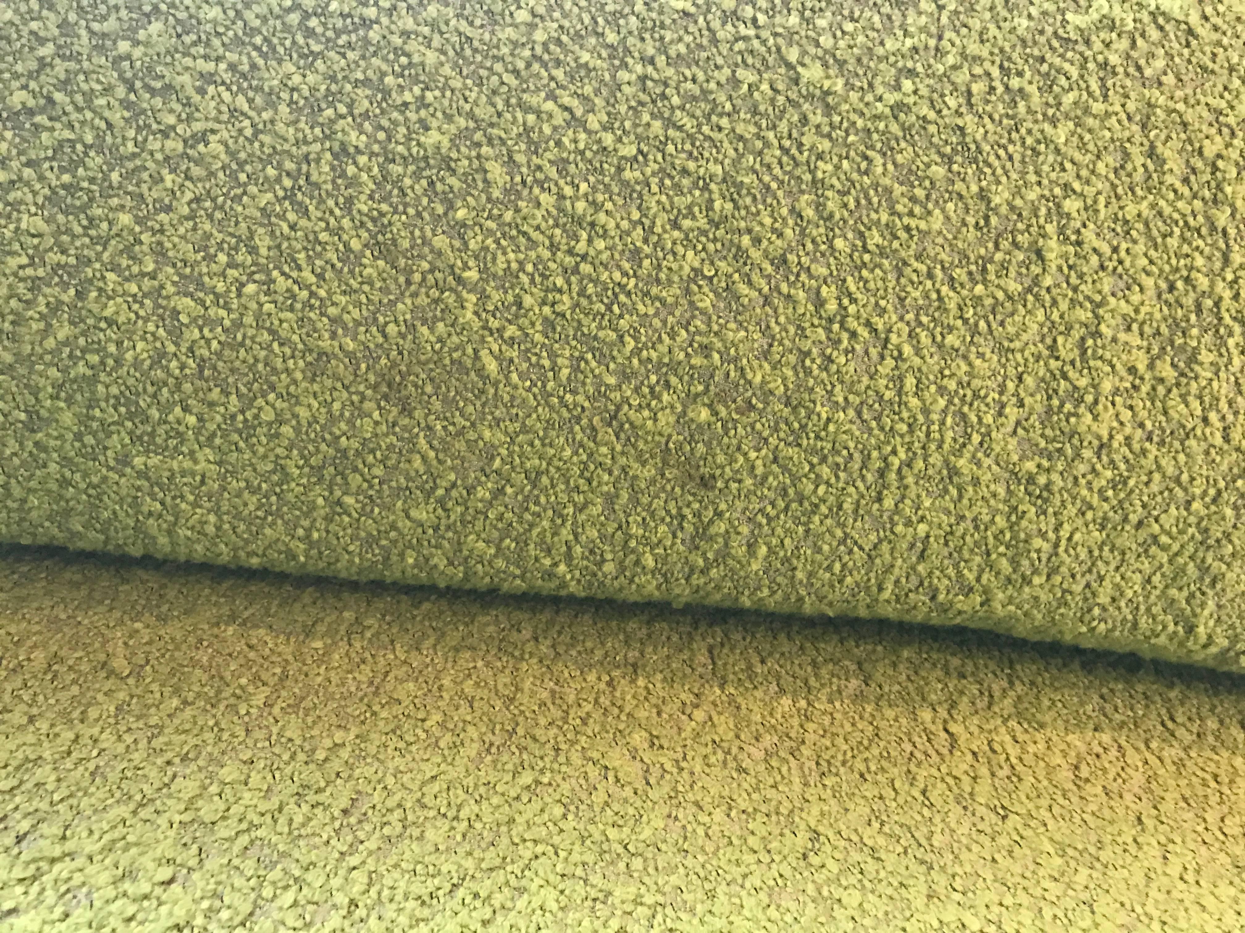 Bouclé Modular Green Sectional Sofa 