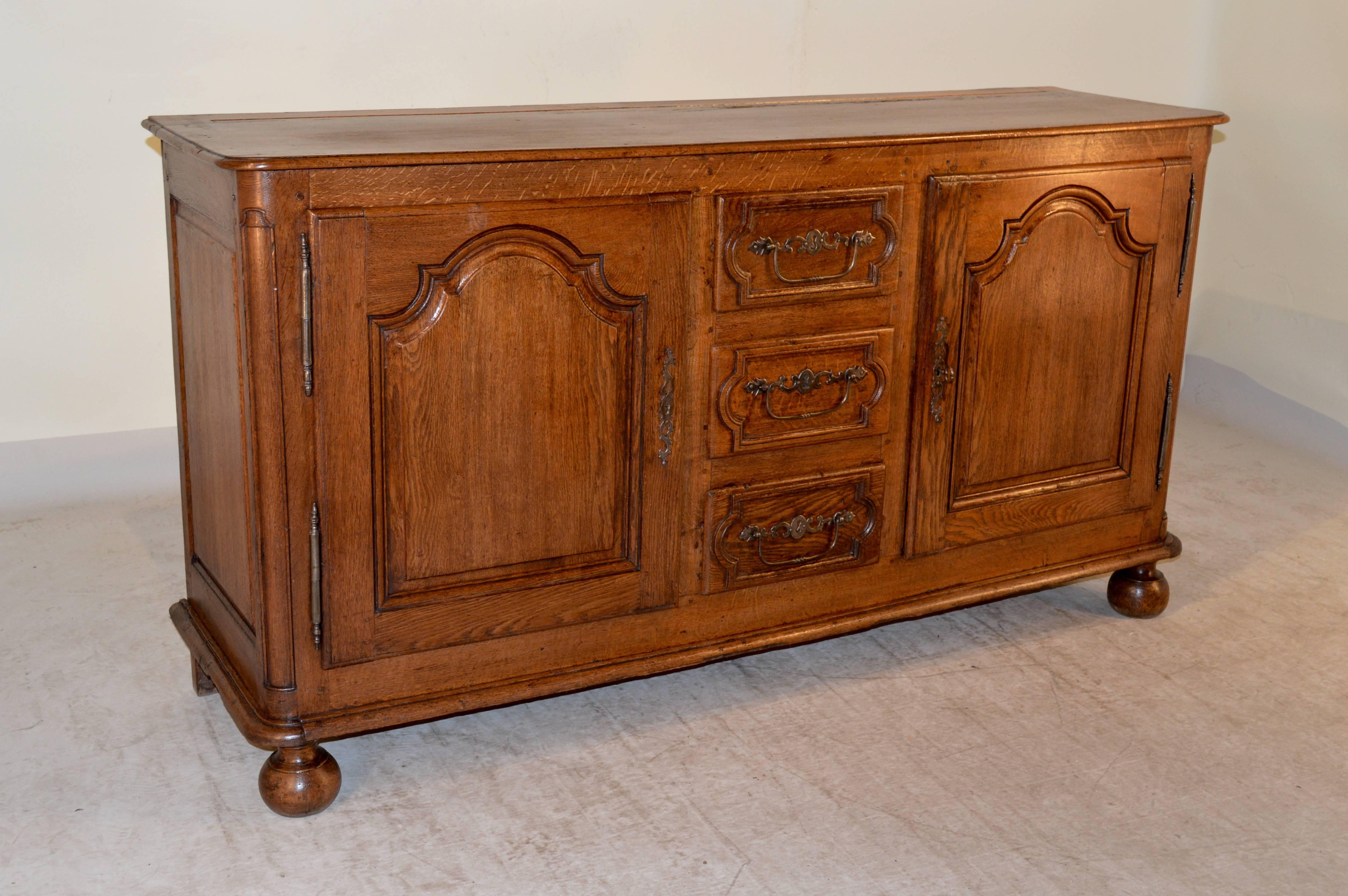 18th Century and Earlier 18th Century French Oak Enfilade